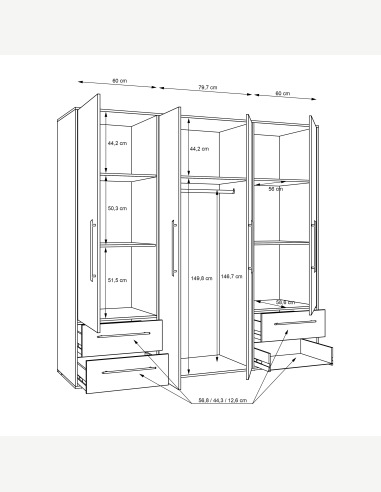 Armadi anta battente