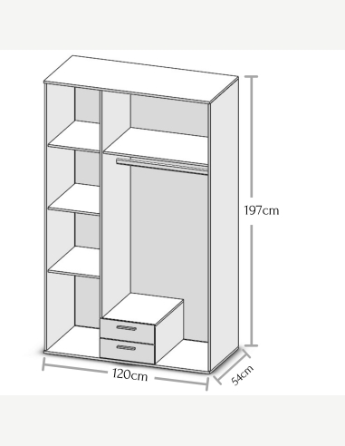 Armadi anta battente
