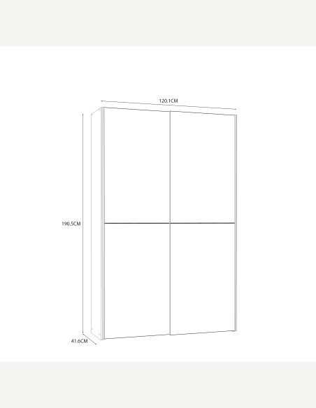 Armadi anta scorrevole