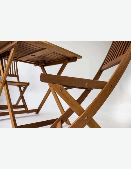 Maldo - Klappstuhl für Garten / Balkon, aus massivholz