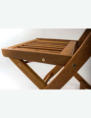 Maldo - Klappstuhl für Garten / Balkon, aus massivholz
