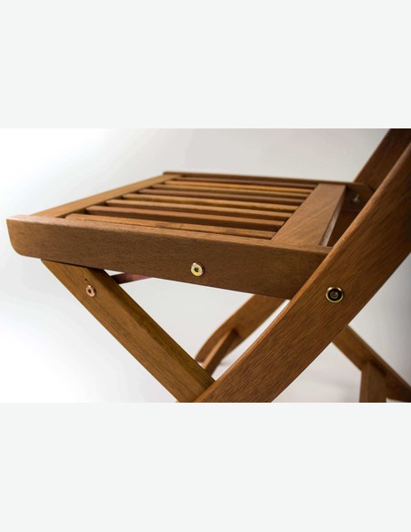 Maldo - Klappstuhl für Garten / Balkon, aus massivholz