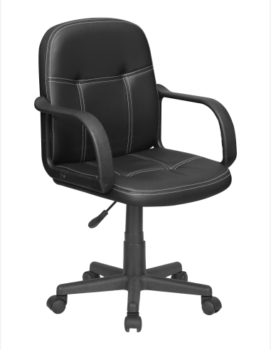 Comodi - Bürostuhl in Kunstleder, schwarz 2