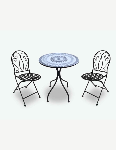 Balkonset aus Metall Mira