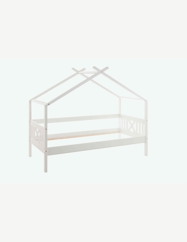 Ispani - Pfostenbett mit Dach/Himmelvorrichtung 2